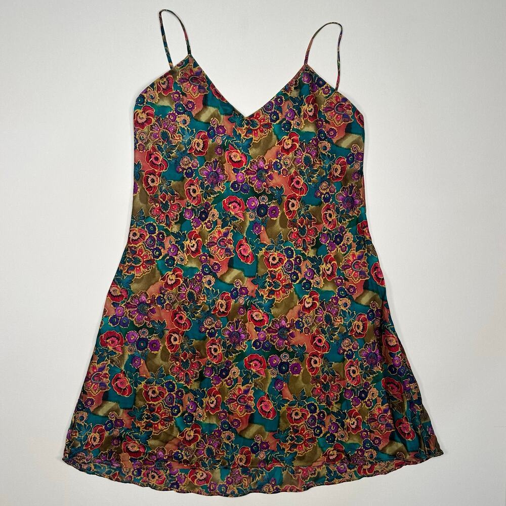 Vintage Y2K Gold Label Victoria’s Secret Silk Slip Dress Chemise Extra Small